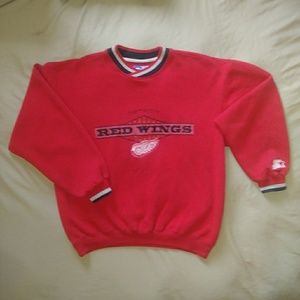 Vintage starter red wings sweater